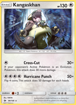 Kangaskhan - pokemon TCG Card