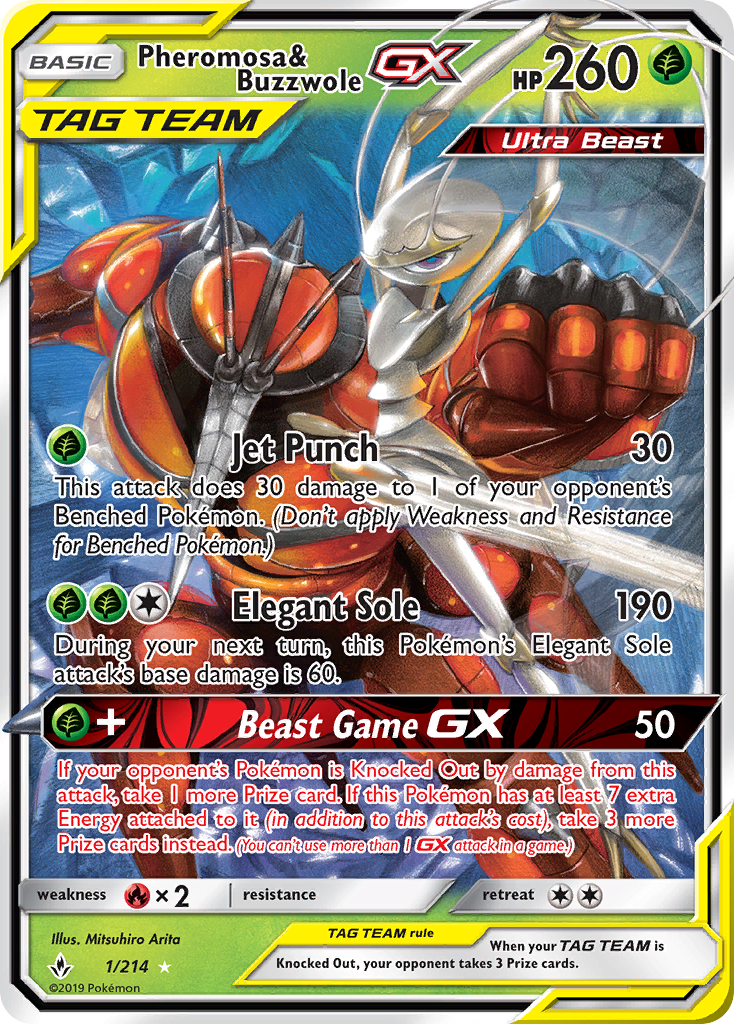 Pheromosa & Buzzwole GX - Pokémon TCG Card