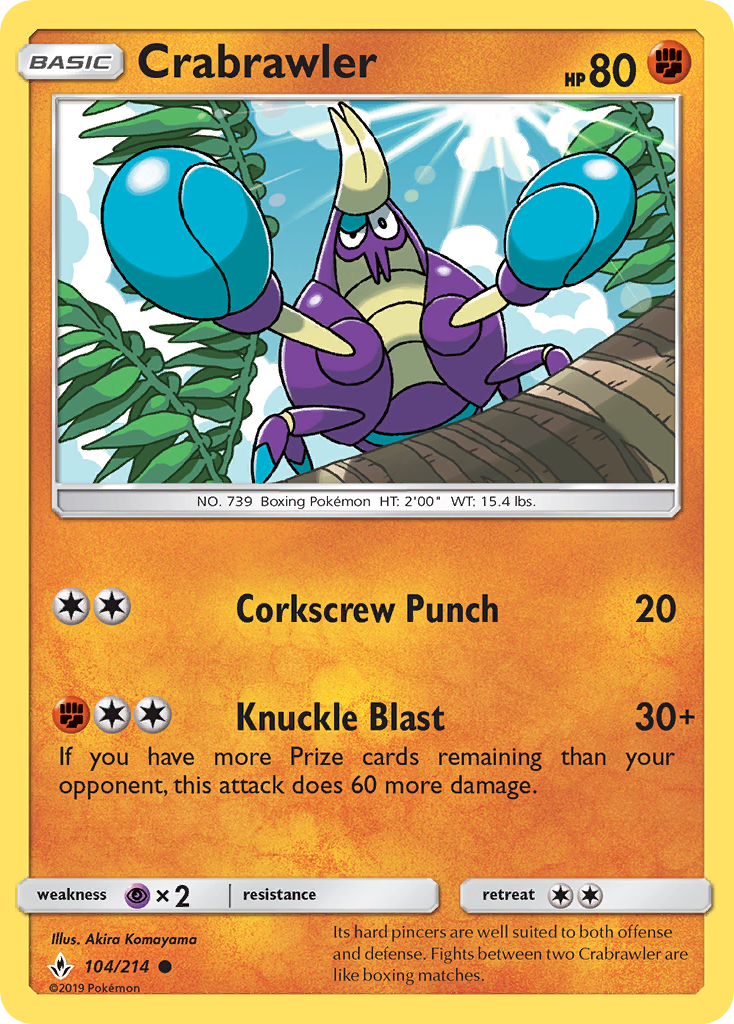 Crabrawler - Pokémon TCG Card