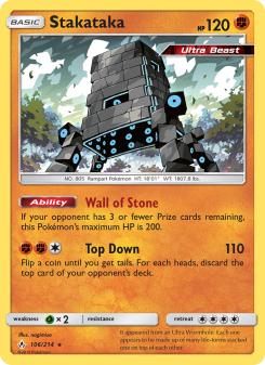 Stakataka - pokemon TCG Card