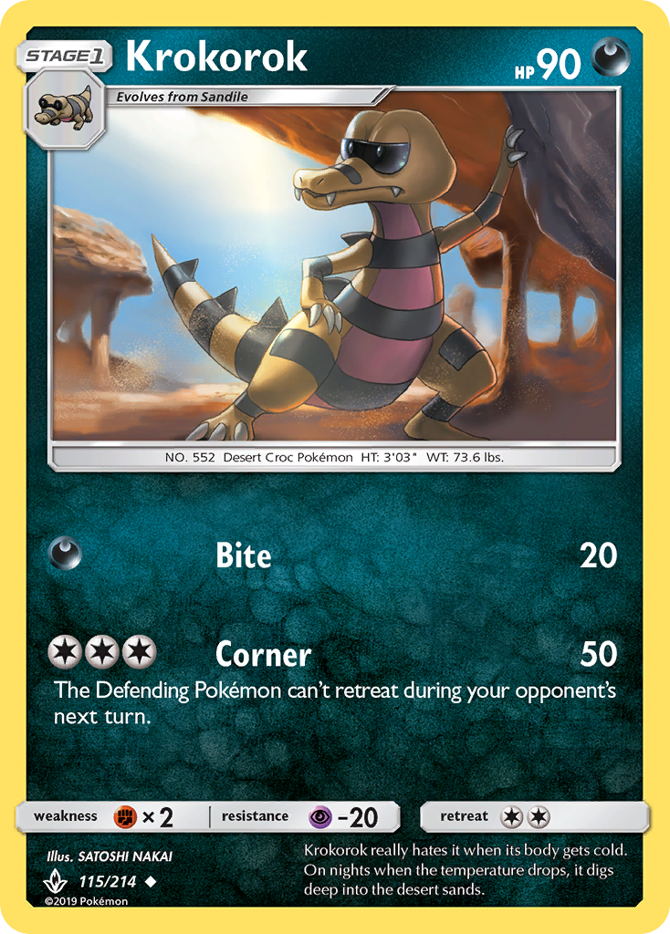 Krokorok - Pokémon TCG Card