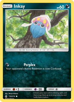 Inkay - pokemon TCG Card