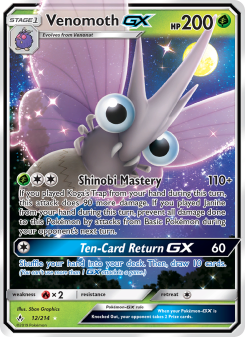 Venomoth GX - pokemon TCG Card