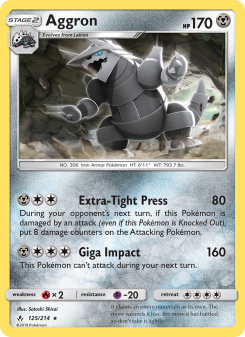 Aggron - pokemon TCG Card
