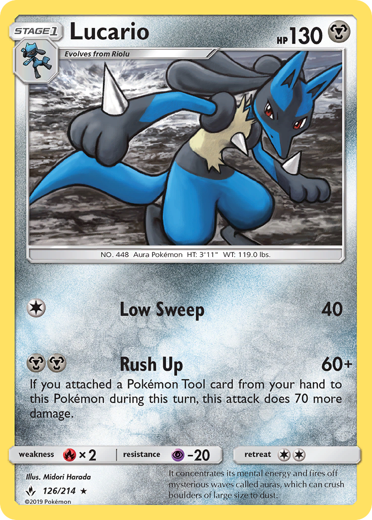 Lucario - Pokémon TCG Card