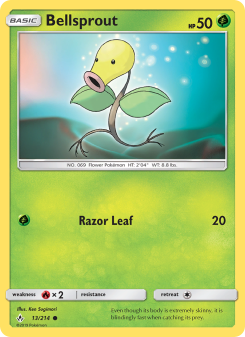 Bellsprout - pokemon TCG Card