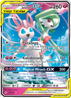 Gardevoir & Sylveon GX - pokemon TCG Card