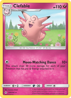 Clefable - pokemon TCG Card