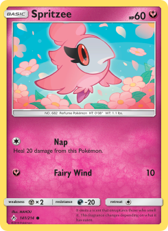 Spritzee - pokemon TCG Card