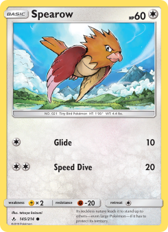 Spearow - pokemon TCG Card