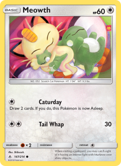 Meowth - pokemon TCG Card
