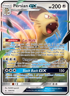 Persian GX - pokemon TCG Card