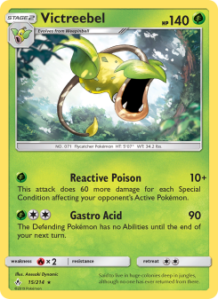 Victreebel - pokemon TCG Card