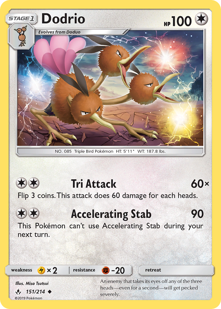 Dodrio - Pokémon TCG Card