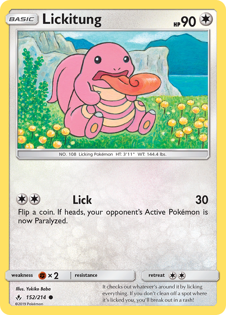 Lickitung - Pokémon TCG Card