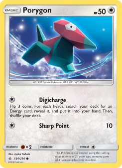 Porygon - pokemon TCG Card