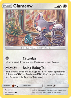 Glameow - pokemon TCG Card