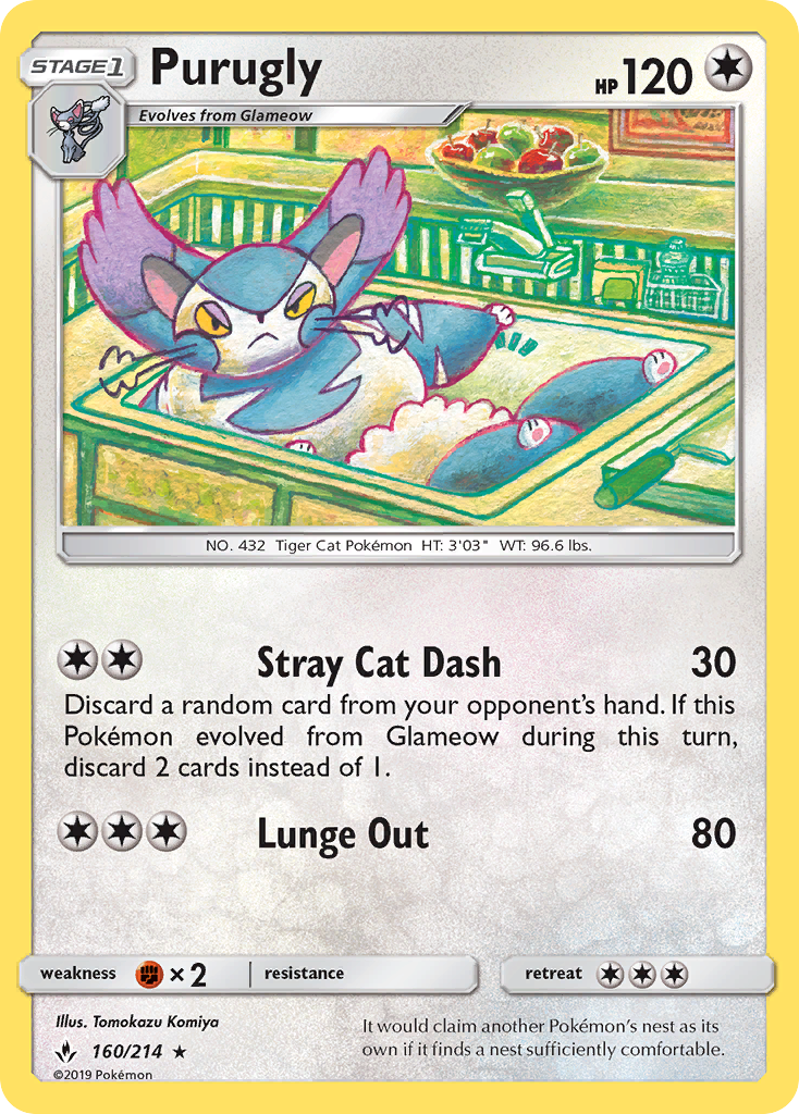 Purugly - Pokémon TCG Card