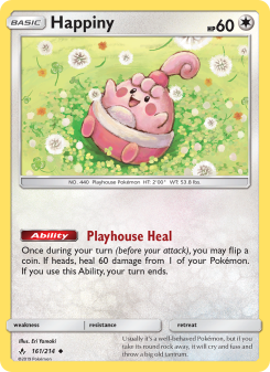 Happiny - pokemon TCG Card