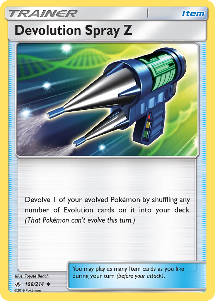 Devolution Spray Z - Pokémon TCG Card