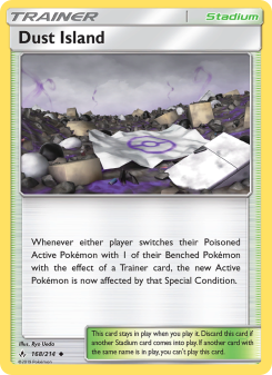 Dust Island - pokemon TCG Card