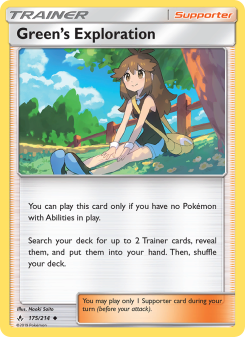 Green’s Exploration - pokemon TCG Card