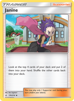 Janine - pokemon TCG Card