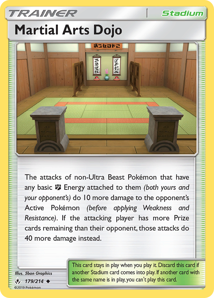 Martial Arts Dojo - Pokémon TCG Card