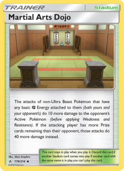 Martial Arts Dojo - pokemon TCG Card
