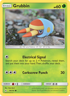 Grubbin - pokemon TCG Card