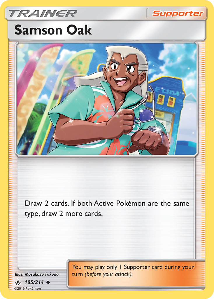 Samson Oak - Pokémon TCG Card