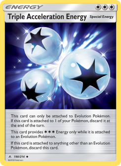Triple Acceleration Energy - pokemon TCG Card