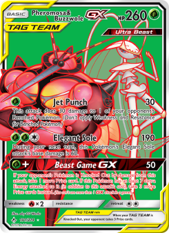 Pheromosa & Buzzwole GX - pokemon TCG Card