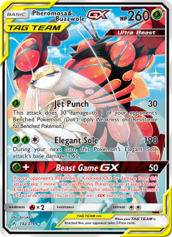 Pheromosa & Buzzwole GX - pokemon TCG Card