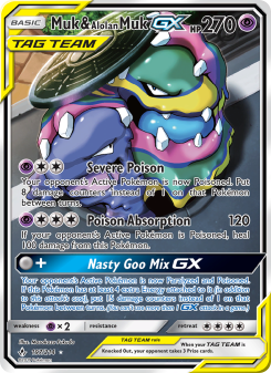 Muk & Alolan Muk GX - pokemon TCG Card