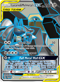 Lucario & Melmetal GX - pokemon TCG Card