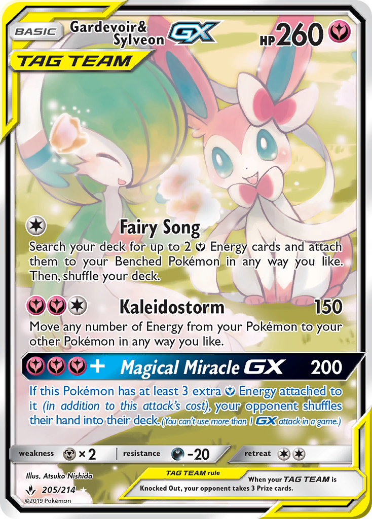 Gardevoir & Sylveon GX - Pokémon TCG Card