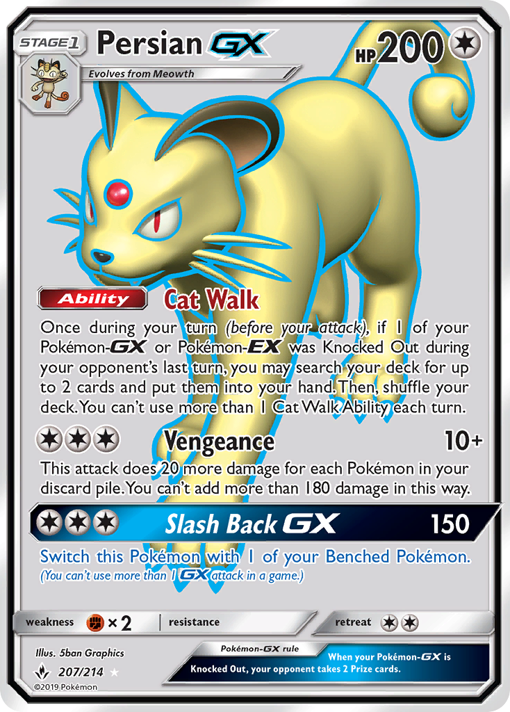 Persian GX - Pokémon TCG Card