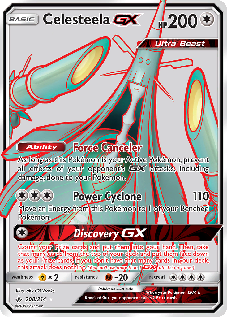 Celesteela GX - Pokémon TCG Card
