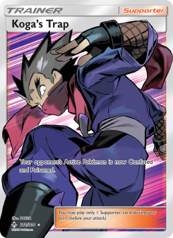 Koga’s Trap - pokemon TCG Card