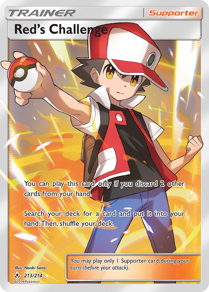 Red’s Challenge - Pokémon TCG Card