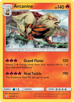 Arcanine - pokemon TCG Card