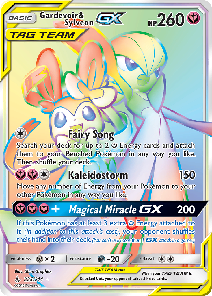 Gardevoir & Sylveon GX - Pokémon TCG Card