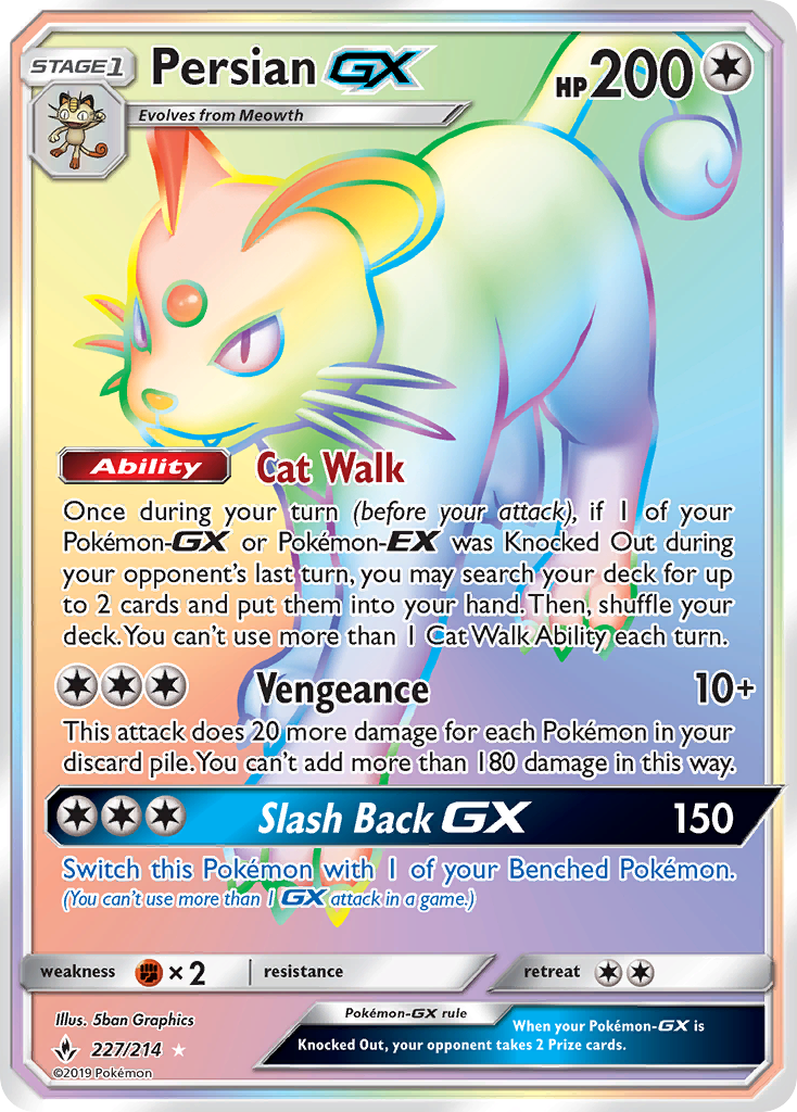 Persian GX - Pokémon TCG Card