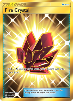 Fire Crystal - pokemon TCG Card