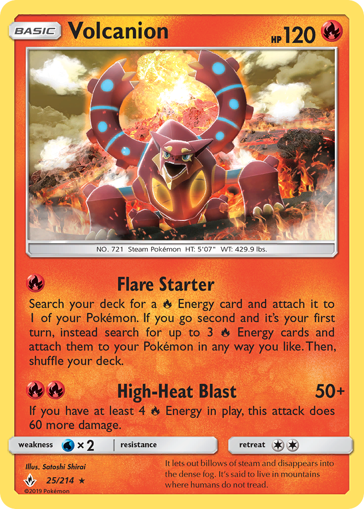 Volcanion - Pokémon TCG Card
