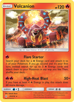 Volcanion - pokemon TCG Card