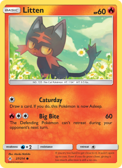 Litten - pokemon TCG Card