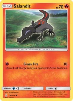 Salandit - pokemon TCG Card
