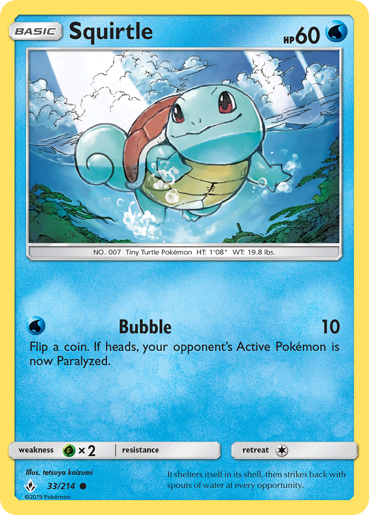 Squirtle - Pokémon TCG Card